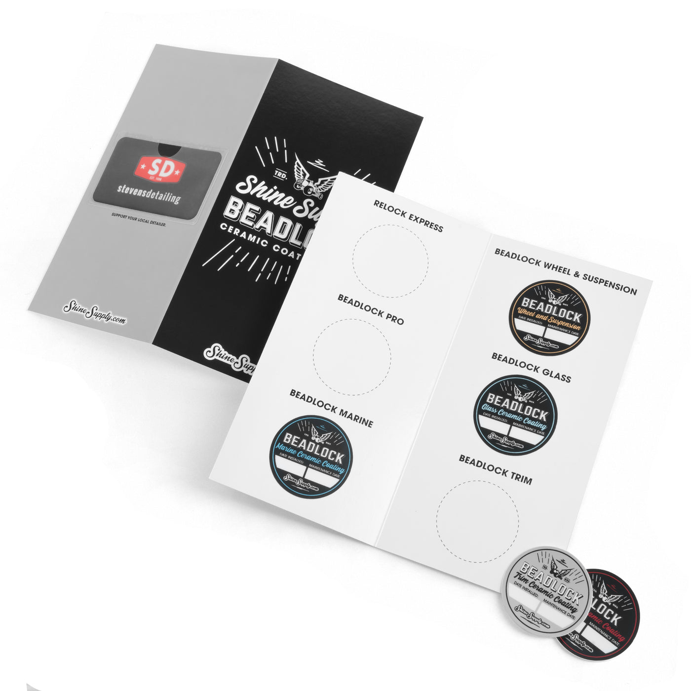 BEADLOCK Ceramic Coating Sticker Pamphlet