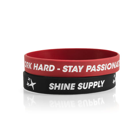 Shine Supply "Work Hard" Wristband
