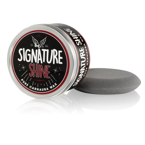 Signature Shine Paste Wax w/ black foam applicator - 8oz