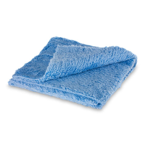 Blue Edgeless Microfiber Towel 16"X16"