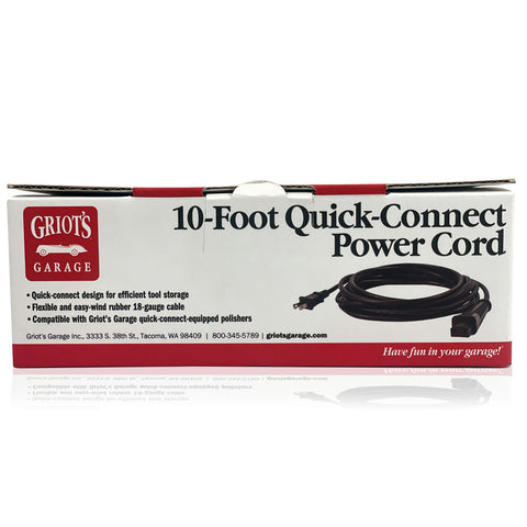 Griot's 10-Foot Quick-Connect Power Cord