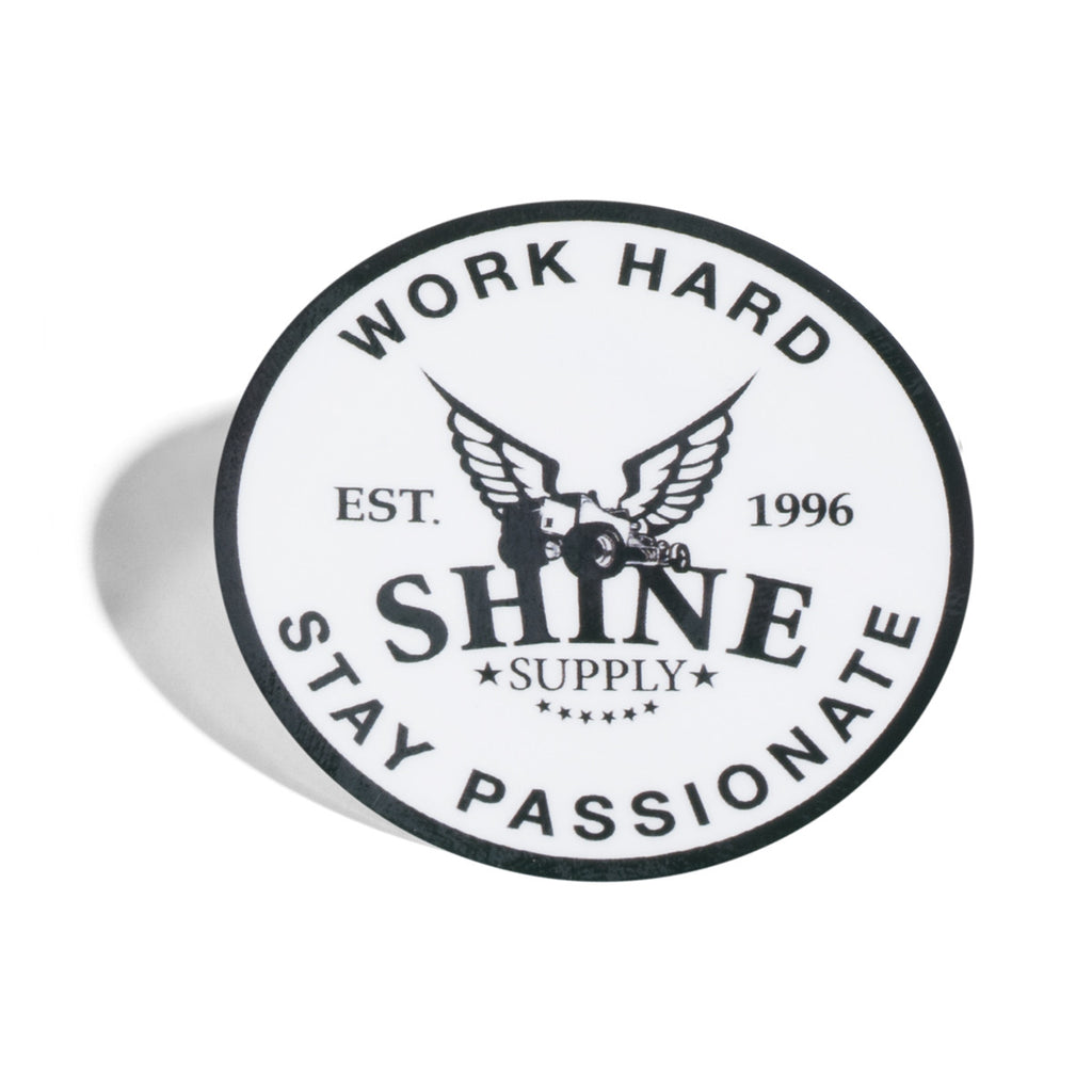 Shine Supply - Work Hard sticker - 2
