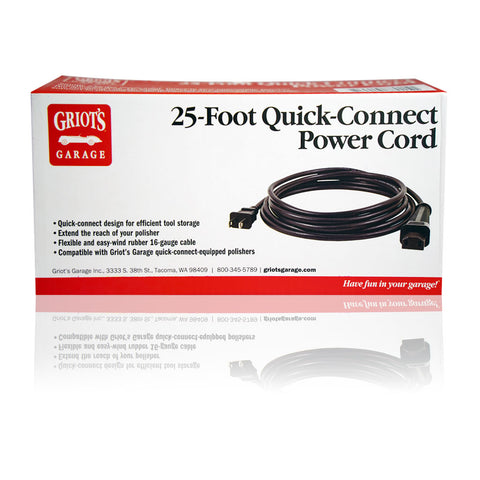 Griot's 25-Foot Quick-Connect Power Cord
